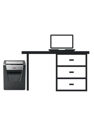 Rexel Momentum X415 triturador de papel Corte cruzado 58 dB Negro, Gris