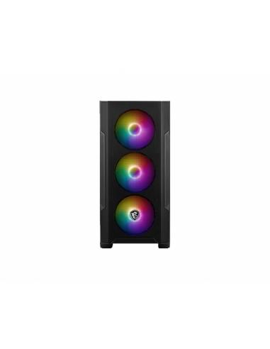 MSI MAG Forge M100R Midi Tower Negro, Transparente