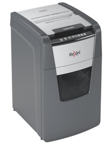 Rexel Optimum AutoFeed+ 150X triturador de papel Corte cruzado 55 dB 22 cm Negro, Plata