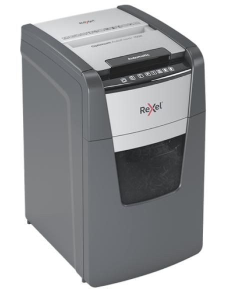 Rexel Optimum AutoFeed+ 150X triturador de papel Corte cruzado 55 dB 22 cm Negro, Plata