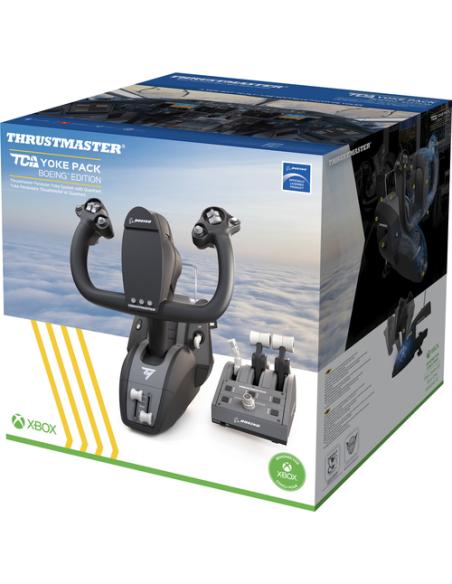 Thrustmaster TCA Yoke Pack Boeing Edition Negro, Gris USB Panel de mandos tipo máquina recreativa PC, Xbox, Xbox One, Xbox One S