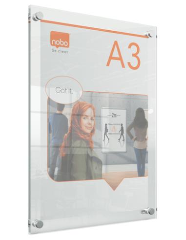 Nobo Premium Plus A3 pizarrón blanco 420 x 297 mm Acrílico