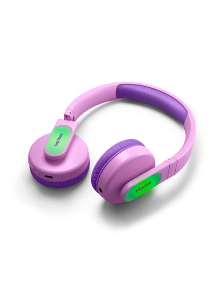 Philips TAK4206PK/00 auricular y casco Auriculares Inalámbrico y alámbrico Diadema Llamadas/Música USB Tipo C Bluetooth Rosa