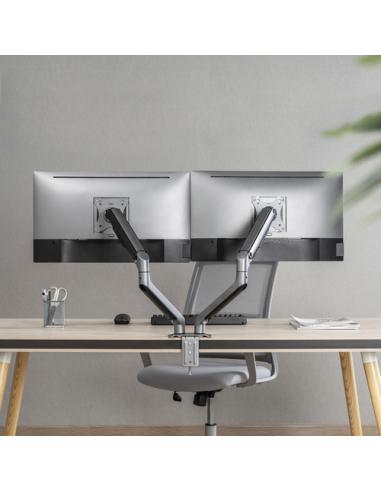TooQ DB4132TNR-G soporte para monitor 81,3 cm (32") Escritorio Negro