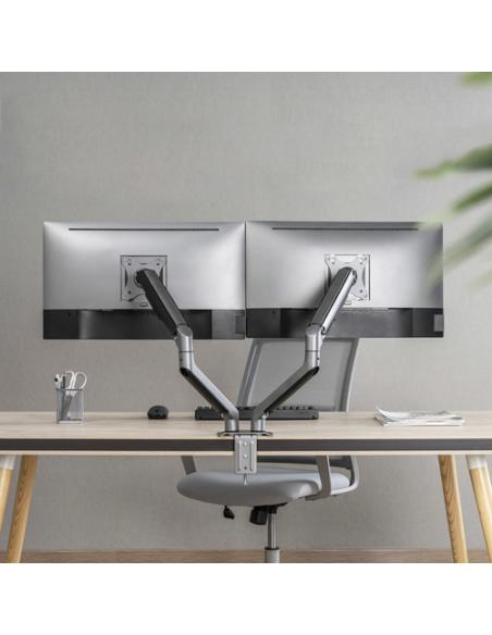 TooQ DB4132TNR-G soporte para monitor 81,3 cm (32") Escritorio Negro