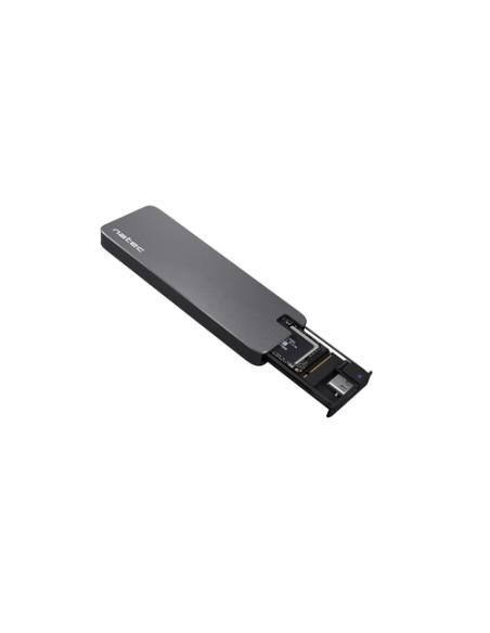 NATEC Rhino M.2 NVME Caja externa para unidad de estado sólido (SSD) Negro
