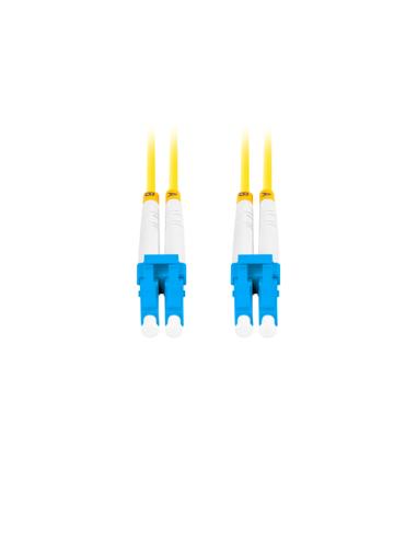 Lanberg FO-LULU-SD11-0020-YE Cable de fibra óptica e InfiniBand 2 m LC Amarillo