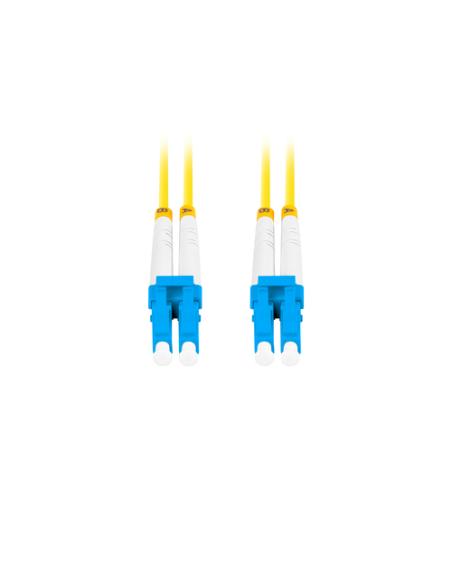 Lanberg FO-LULU-SD11-0020-YE Cable de fibra óptica e InfiniBand 2 m LC Amarillo