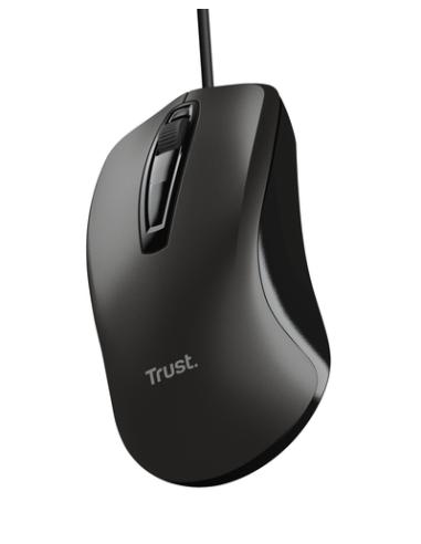 Trust 24657 ratón Oficina Ambidextro USB tipo A Óptico 1200 DPI