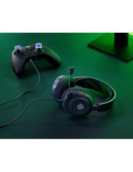 Steelseries ARCTIS NOVA 1X Auriculares Alámbrico Diadema Juego Negro, Verde