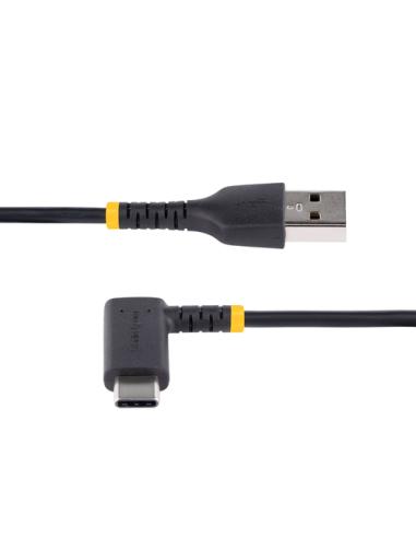 StarTech.com Cable de Carga USB-A a USB-C de 30cm - Cable de Carga Rápida de Servicio Pesado USB Tipo C - Cable USB 2.0 - Cable 