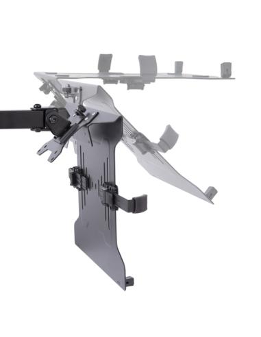StarTech.com Brazo Soporte Ajustable para Monitor con Bandeja VESA para un Ordenador Portátil de 4,5kg y una Pantalla de hasta 3