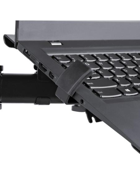StarTech.com Brazo Soporte Ajustable para Monitor con Bandeja VESA para un Ordenador Portátil de 4,5kg y una Pantalla de hasta 3
