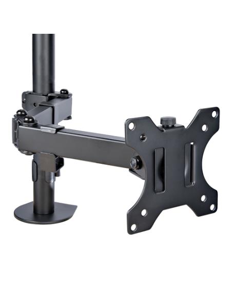 StarTech.com Brazo Soporte Ajustable para Monitor con Bandeja VESA para un Ordenador Portátil de 4,5kg y una Pantalla de hasta 3