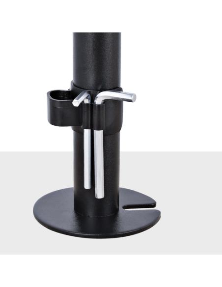 StarTech.com Brazo Soporte Ajustable para Monitor con Bandeja VESA para un Ordenador Portátil de 4,5kg y una Pantalla de hasta 3