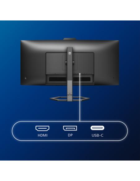 Philips 5000 series 34E1C5600HE/00 pantalla para PC 86,4 cm (34") 3440 x 1440 Pixeles 4K Ultra HD LED Negro