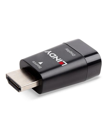 Lindy 38194 cambiador de género para cable HDMI Type A (Standard) VGA Negro