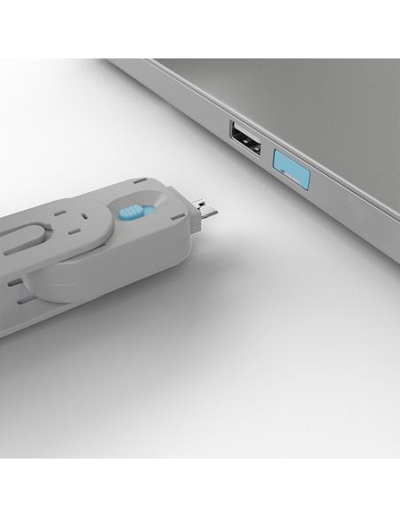 Lindy 40622 bloqueador de puerto Llave de bloqueador de puerto USB tipo A Azul Acrilonitrilo butadieno estireno (ABS) 1 pieza(s)