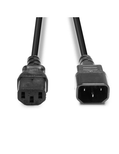 Lindy 30320 cable de transmisión Negro 0,5 m C14 acoplador C13 acoplador