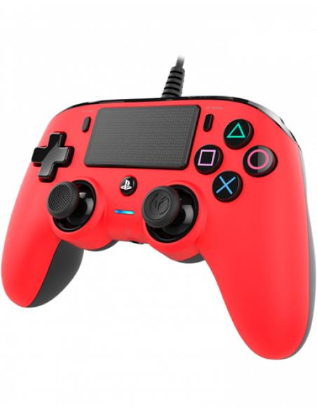 NACON PS4OFCPADRED mando y volante Rojo USB Gamepad Analógico/Digital PC, PlayStation 4