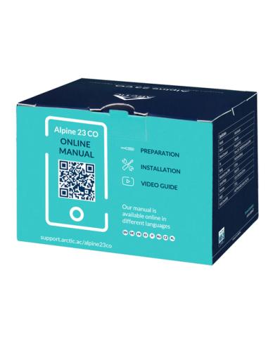 ARCTIC Alpine 23 CO Procesador Refrigerador de aire 9 cm Aluminio, Negro 1 pieza(s)
