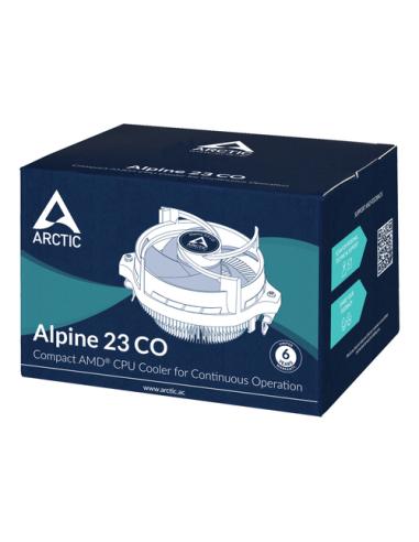 ARCTIC Alpine 23 CO Procesador Refrigerador de aire 9 cm Aluminio, Negro 1 pieza(s)