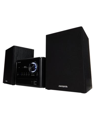 Aiwa MSBTU-300 sistema de audio para el hogar Microcadena de música para uso doméstico 20 W Negro