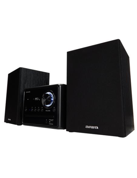 Aiwa MSBTU-300 sistema de audio para el hogar Microcadena de música para uso doméstico 20 W Negro