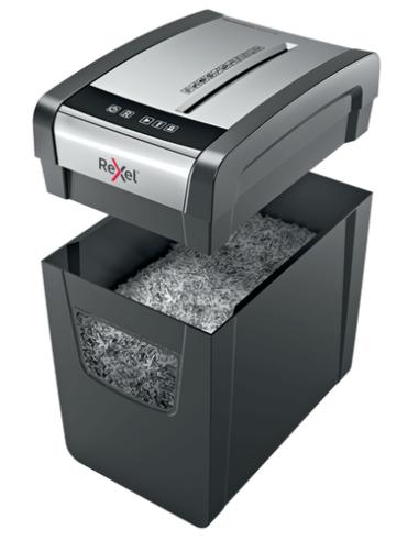 Rexel Momentum X410-SL triturador de papel Corte cruzado 62 dB Negro, Gris