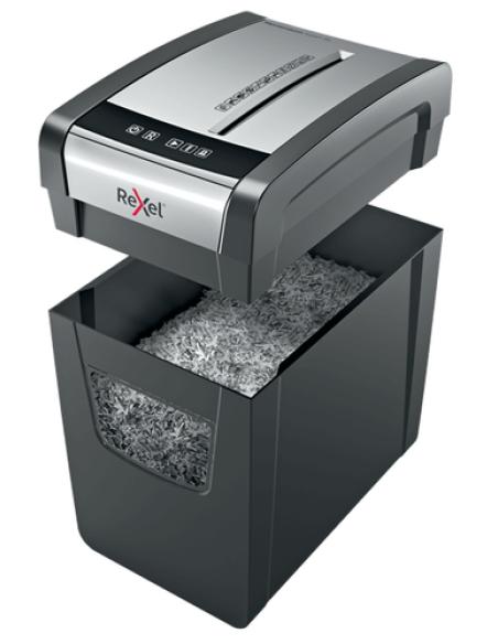 Rexel Momentum X410-SL triturador de papel Corte cruzado 62 dB Negro, Gris
