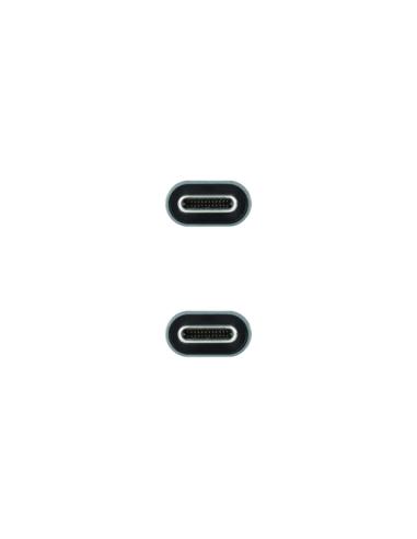 Nanocable 10.01.4300 cable USB USB4 Gen 2x2 0,5 m USB C Negro