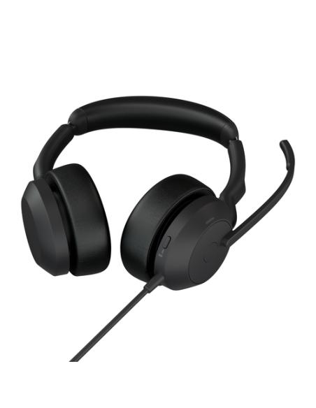 Jabra Evolve2 50 Auriculares Inalámbrico y alámbrico Diadema Oficina/Centro de llamadas USB Tipo C Bluetooth Negro
