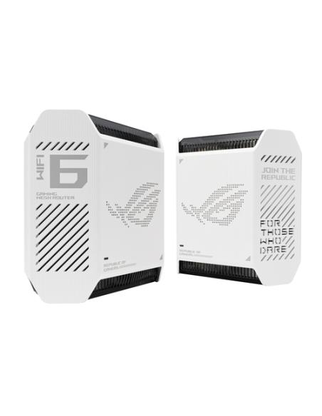 ASUS ROG Rapture GT6 (W-2-PK) Tribanda (2,4 GHz/5 GHz/5 GHz) Wi-Fi 6 (802.11ax) Blanco 4 Interno