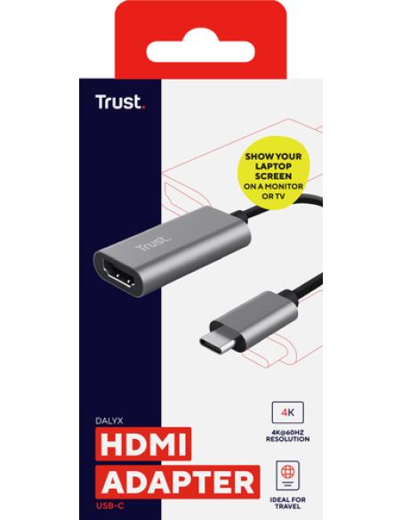 Trust Dalyx Adaptador gráfico USB Gris