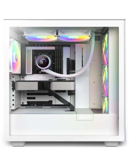 NZXT Kraken 280 RGB Procesador Sistema de refrigeración líquida todo en uno 14 cm Blanco 1 pieza(s)
