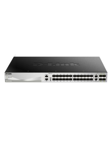 D-Link DGS-3130-30S Gestionado L3 Negro, Gris