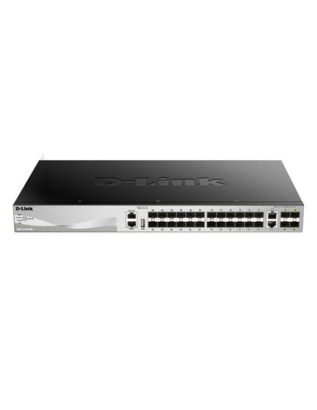 D-Link DGS-3130-30S Gestionado L3 Negro, Gris