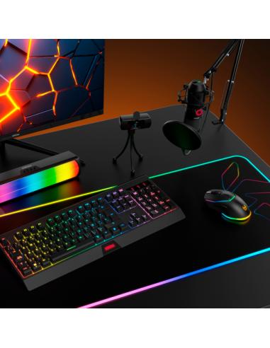 Krom KABALA teclado Ratón incluido Juego RF inalámbrico QWERTY Español Negro