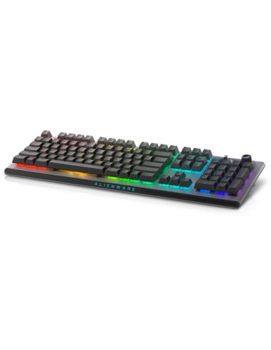 Alienware Tri-Mode AW920K teclado Juego USB + RF Wireless + Bluetooth Gris