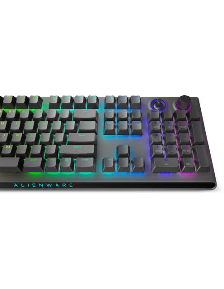 Alienware Tri-Mode AW920K teclado Juego USB + RF Wireless + Bluetooth Gris