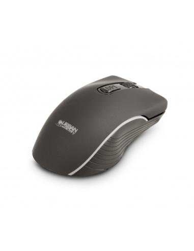 Urban Factory Onlee ratón Juego Ambidextro RF Wireless + Bluetooth Óptico 2400 DPI