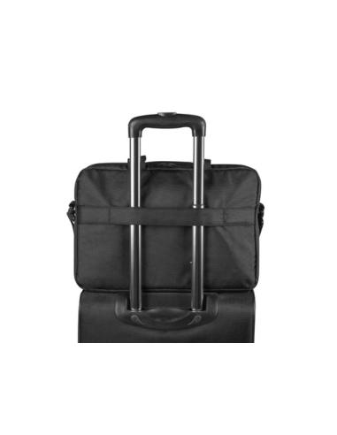 NATEC Nanger 39,6 cm (15.6") Maletín Negro