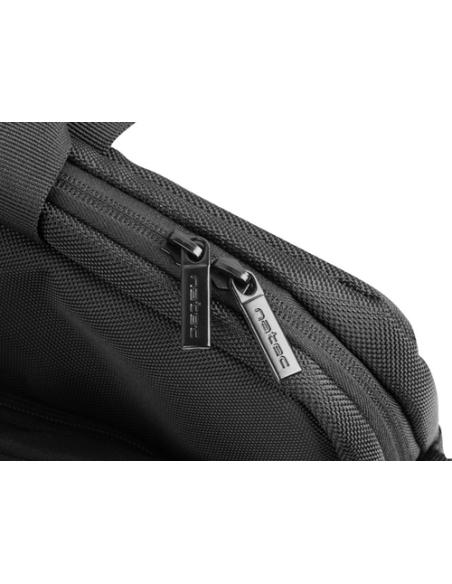 NATEC Nanger 39,6 cm (15.6") Maletín Negro