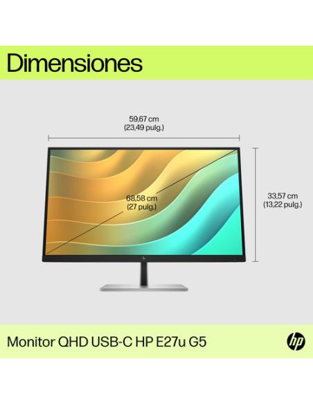 HP Monitor USB-C QHD E27u G5