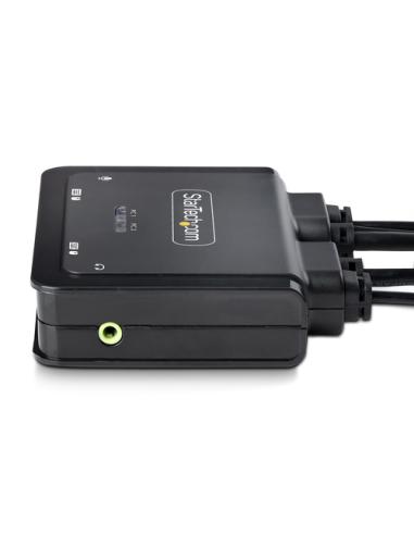 StarTech.com C2-D46-UAC-CBL-KVM interruptor KVM Negro