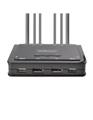 StarTech.com C2-DD46-UA2-CBL-KVM interruptor KVM Negro
