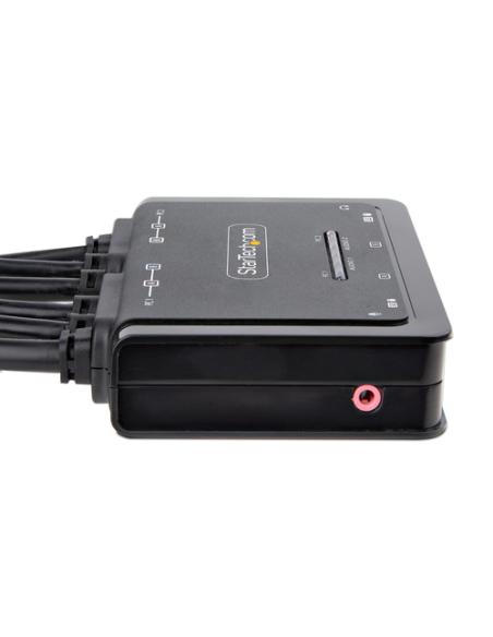 StarTech.com C2-DD46-UA2-CBL-KVM interruptor KVM Negro