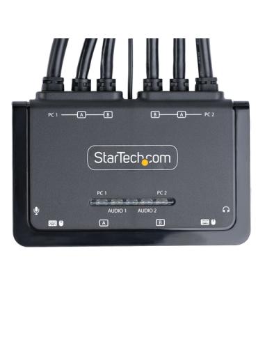 StarTech.com C2-DD46-UA2-CBL-KVM interruptor KVM Negro