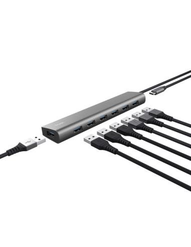 Trust Halyx USB 3.2 Gen 1 (3.1 Gen 1) Type-A 5000 Mbit/s Plata