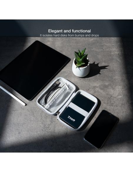 TooQ Estuche Protector para Caja Externa de 2.5”, Gris